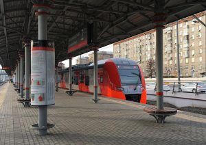 Новые рекорды: более 110 миллионов москвичей с начала года воспользовались поездами Московского центрального кольца. Фото: Анна Быкова