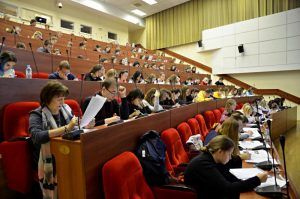 Лекцию организуют сотрудники Высшей школы экономики. Фото: Анна Быкова