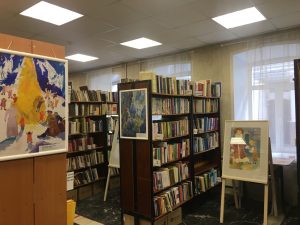 Выставка детских рисунков открылась в библиотеке №19. Фото предоставлено сотрудниками библиотеки