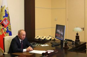На фото Президент России Владимир Путин. Фото: сайт мэра Москвы
