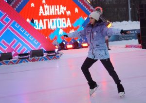 На фото действующая чемпионка по фигурному катанию Алина Загитова. Фото: Анна Быкова, «Вечерняя Москва»