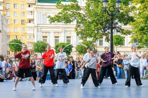 «Лео в Москве»: спортивный маршрут инициативы появился в районе. Фото: пресс-служба Департамента торговли и услуг города Москвы