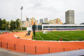 Стадион «Металлург» обеспечили новой трансформаторной подстанцией. Фото: Пресс-служба комплекса городского хозяйства города Москвы