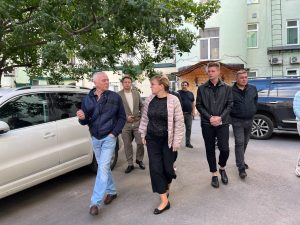 Обход территории провел глава управы. Фото: страница управы района в социальных сетях