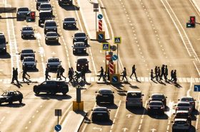 Ряд переразметок сделали в районе. Фото: пресс-служба Департамента транспорта и развития дорожно-транспортной инфраструктуры города Москвы