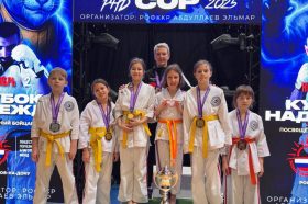 Воспитанники школы №354 Косики каратэ успешно выступили на Кубке Евразии. Фото: Telegram-канал школы №354 имени Дмитрия Карбышева