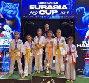 Воспитанники школы №354 Косики каратэ успешно выступили на Кубке Евразии. Фото: Telegram-канал школы №354 имени Дмитрия Карбышева