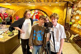 Учебный день провели в Музее спорта. Фото: пресс-служба Департамента образования и науки города Москвы