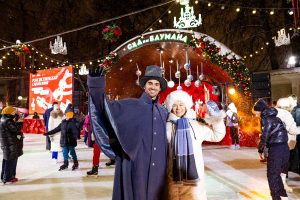 Развлекательная программа прошла на новогодних каникулах в Саду имени Н.Э. Баумана. Фото: пресс-служба Департамента культуры города Москвы