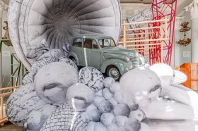 О коллекции Музея транспорта Москвы рассказали горожанам и туристам. Фото: пресс-служба Департамента транспорта и развития дорожно-транспортной инфраструктуры города Москвы